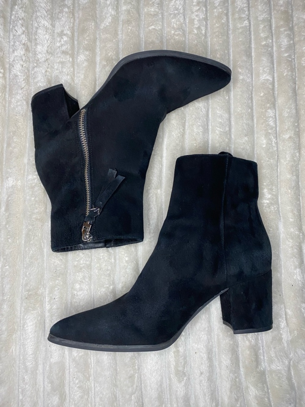 Michael Kors Black Suede Ankle Bootie